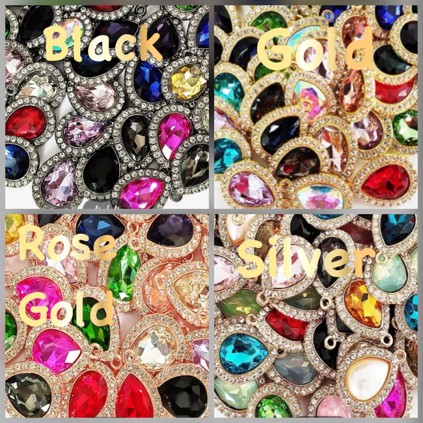 Teardrop Charms