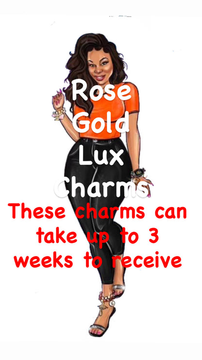 Rose Gold Lux Charms