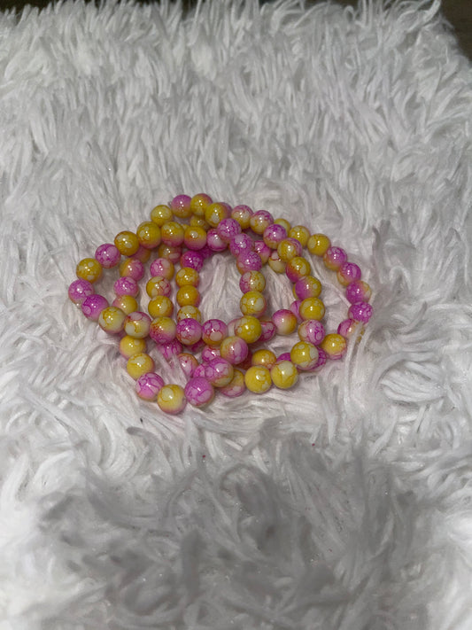 PinkYellow Bracelets